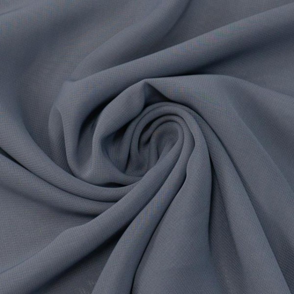Chiffon jeansblau