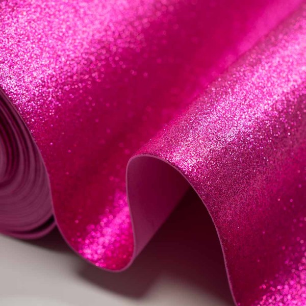 Glitzer Moosgummi Goma Eva 2mm pink