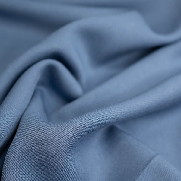Viskosetwill jeansblau