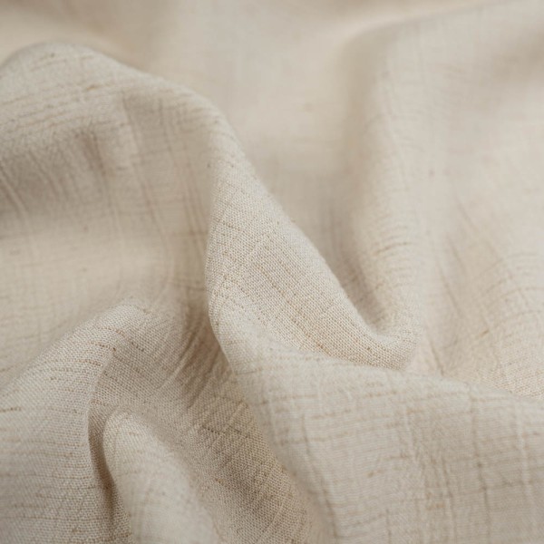 Viskose Leinen Crinkle natur
