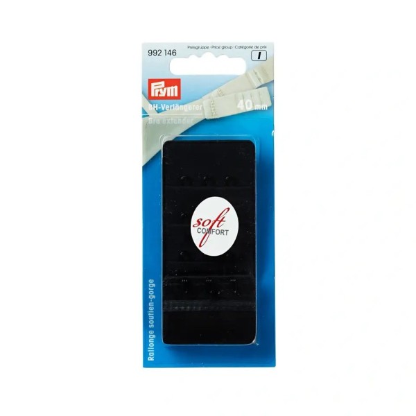 Prym BH-Verlängerer 40mm schwarz