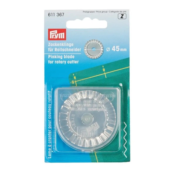 Prym Zacken-Ersatzklinge Für Rollschneider Maxi 45mm