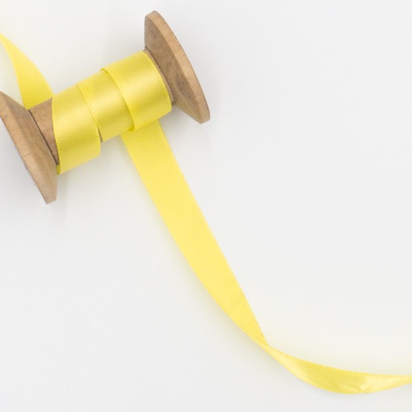 Satinband neon gelb 16mm