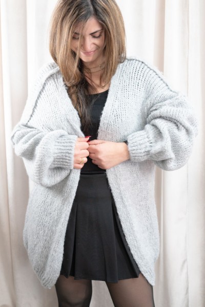 Cardigan SUPER SOFT Lena grau