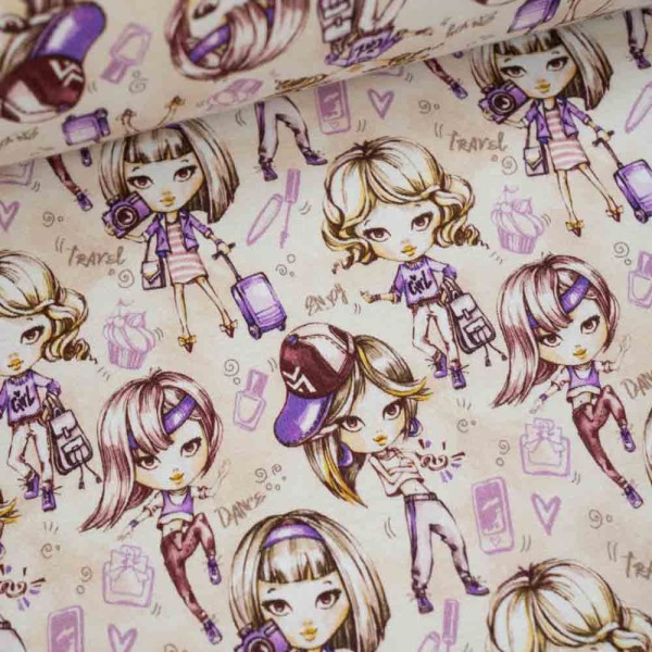 Alpensweat Travel Girl hellbeige