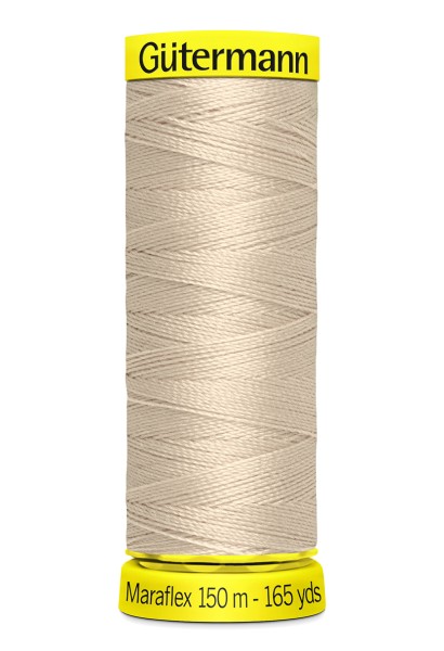 Elastisches Garn Gütermann Maraflex 150m beige Nr. 722