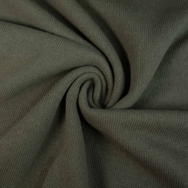 Baumwoll Feinstrick Premium khaki