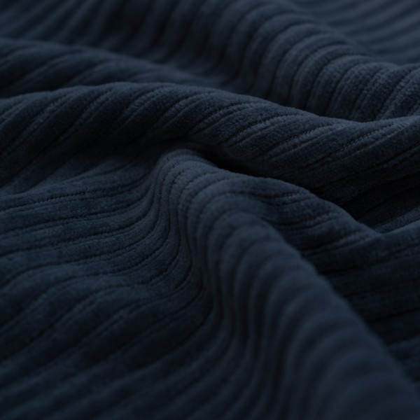 Breitcord Baumwolljersey dark navy