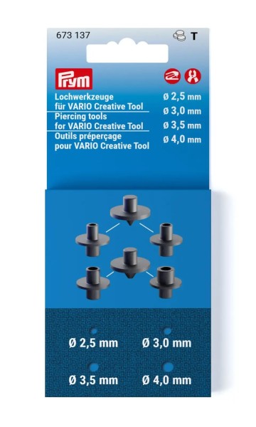 Prym Lochwerkzeuge 2,5mm + 3mm + 3,5mm + 4mm