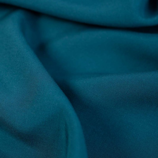 Viskose Popeline Laura petrol