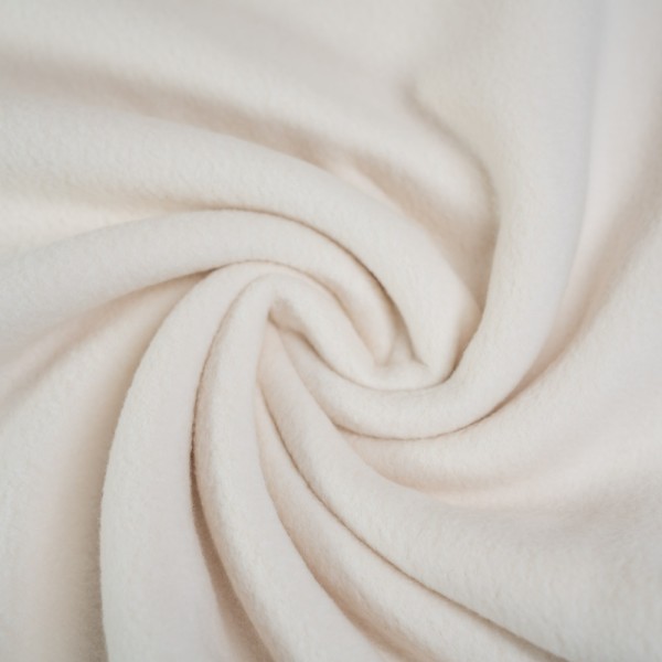 Bio Baumwoll Kuschelfleece ecru