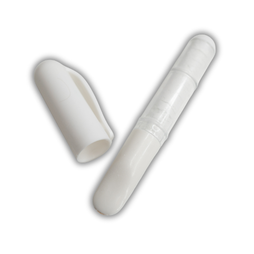 EvLis Kreiderad Stift mit Zahnrad weiß