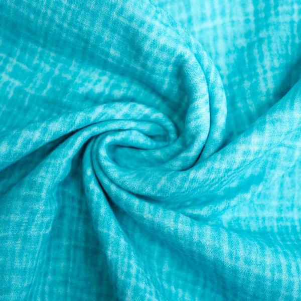 Musselin Double Gauze Vintage aqua