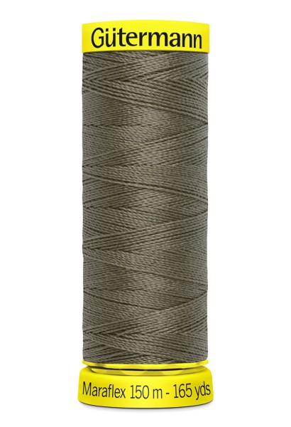Elastisches Garn Gütermann Maraflex 150m moosgrün Nr. 676