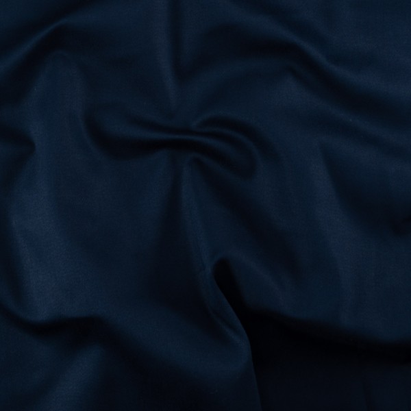 Baumwollsatin Stretch für Hosen navy