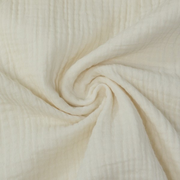 Bio-Musselin Double Gauze UNI ivory