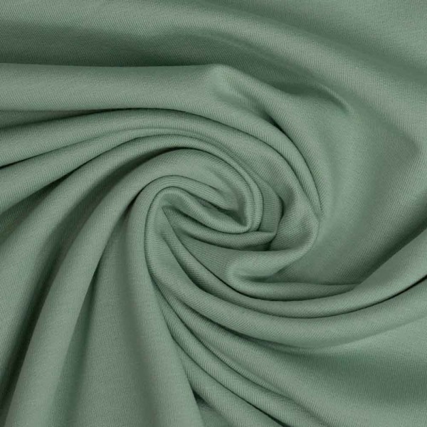 Baumwolljersey Uni Clara dusty mint