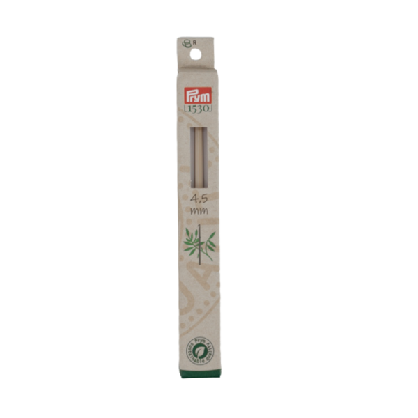 Prym Wollhäkelnadel 1530, Bambus in Stärke 4,5mm