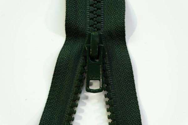 YKK nicht teilbarer Reißverschluss Krampe khaki 35cm