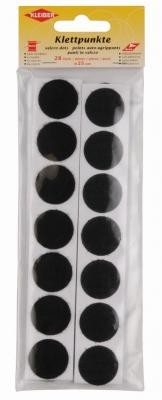 Kleiber 28 Stk Klettpunkte 25mm schwarz