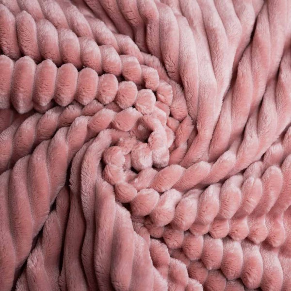 Cord-Look Fleece altrosa hell