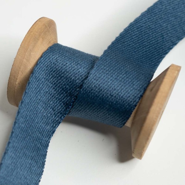 Soft Gurtband 25mm jeansblau