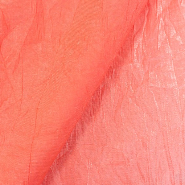 Viskosewebware Glam Crash coral