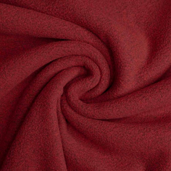 Active Fleece melange dunkelrot