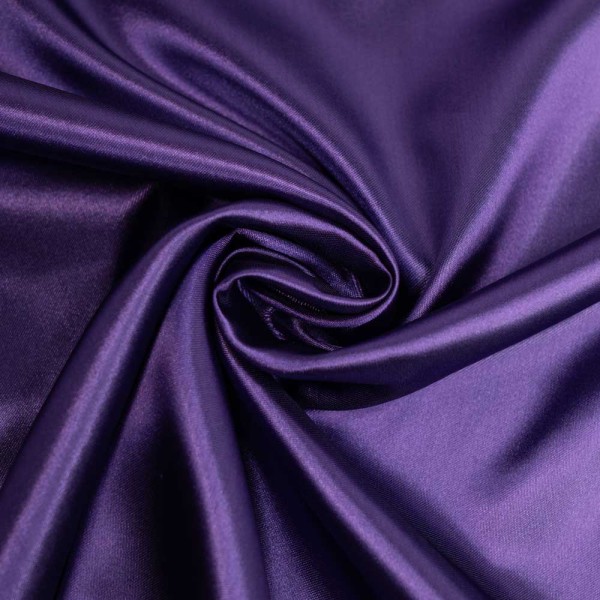 Satin Glänzend Uni beere dunkel