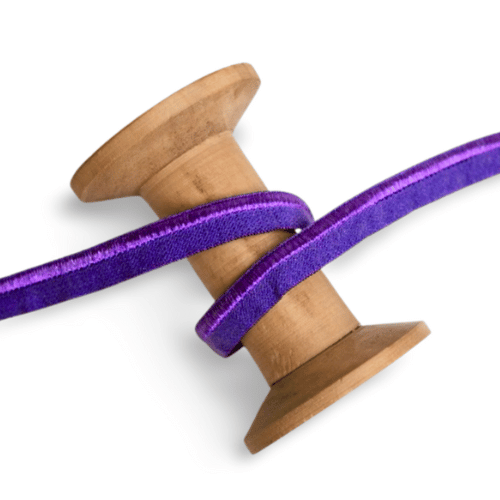Gummi Paspelband 10mm lila