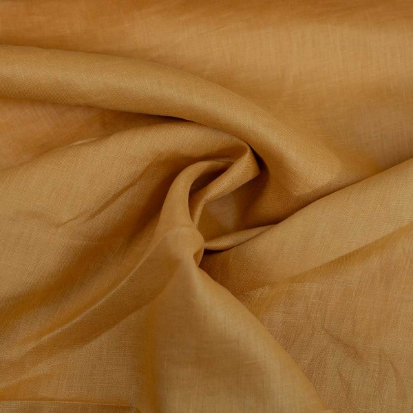 Premium Leinen senfgelb