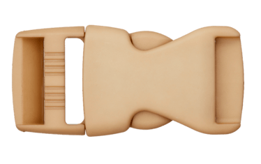 Rucksackschließe beige 40mm Kunststoff
