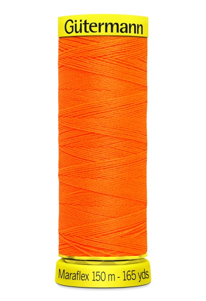 Elastisches Garn Gütermann Maraflex 150m neonorange Nr. 3871