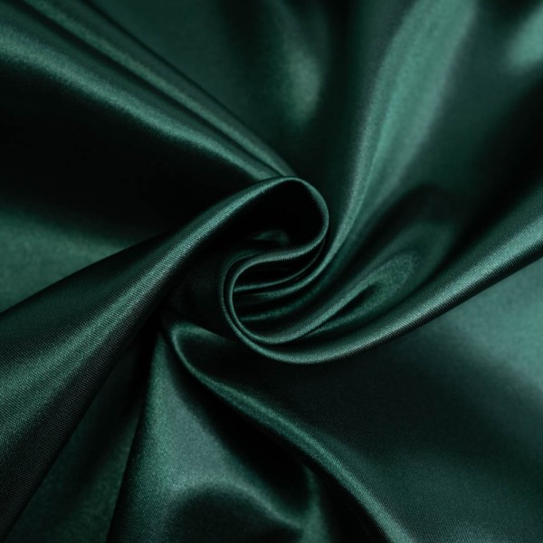 Satin Glänzend Uni tannengrün