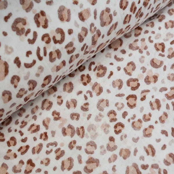 Musselin Double Gauze Leo ecru