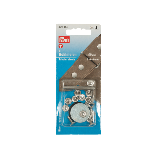 Prym Hohlnieten 9mm silber