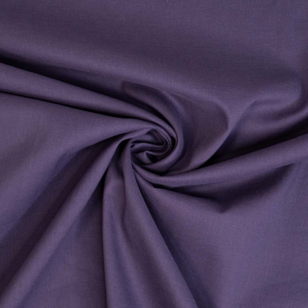 Voile Batist Baumwolle aubergine