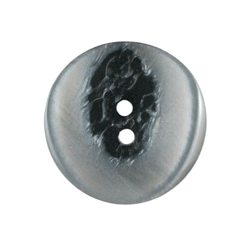 Modeknopf mit Farbverlauf gewölbt 34mm grau