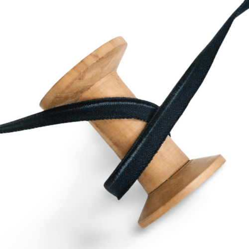 Gummi Paspelband 10mm dark navy