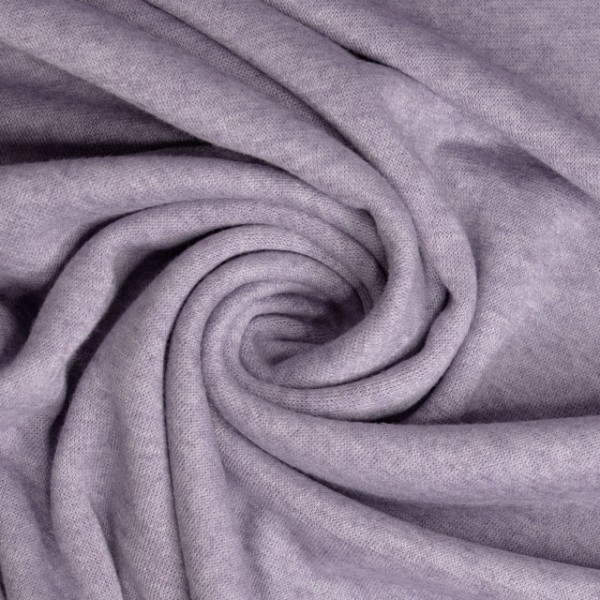Strickjersey Cuddly Soft Meliert flieder