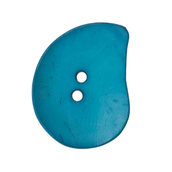 Modeknopf Tropfen 50mm türkis