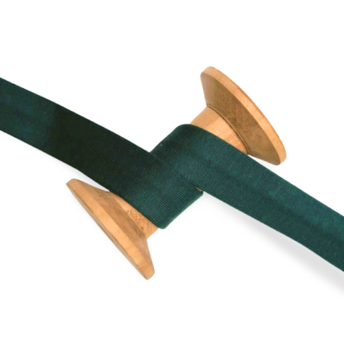 Baumwolljersey Schrägband Lena tannengrün