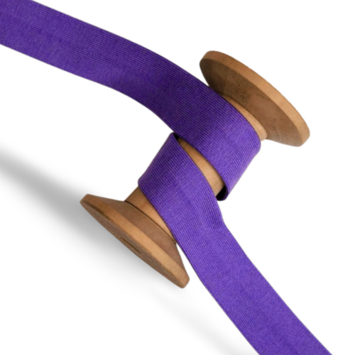 Baumwolljersey Schrägband Lena lila