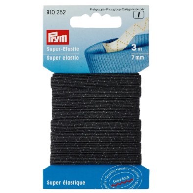 Prym 3 Meter Super-Elastic schwarz