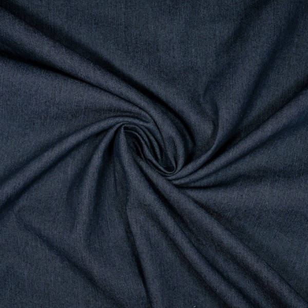 Jeansstoff Denim Schwer Stretch dunkelblau