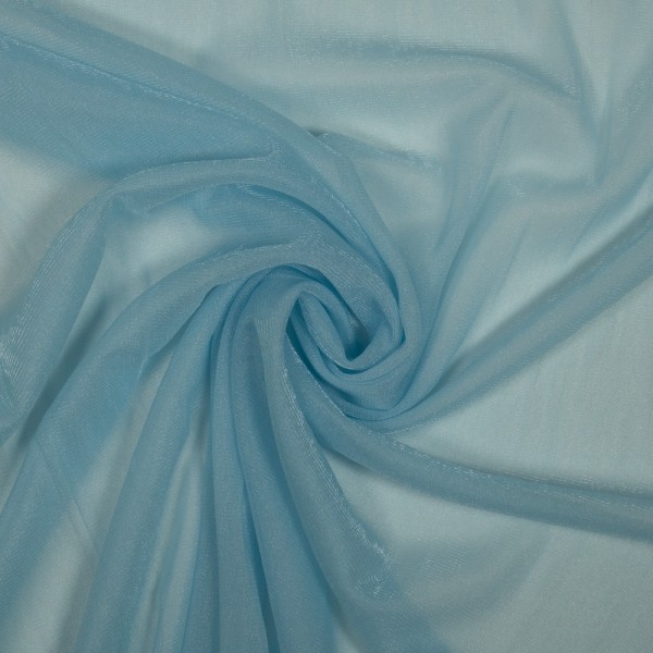 Glamour Softtüll Schleiertüll hellblau