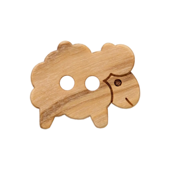 Prym Holzknopf Schaf 19 mm
