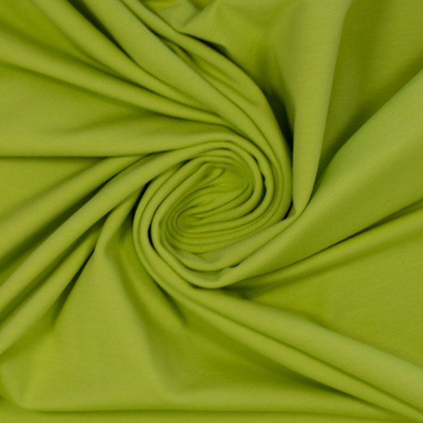 Baumwolljersey Uni Lisa lime