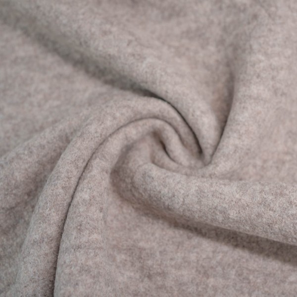 Woll Walkloden beige meliert