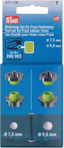 Prym Werkzeug-Set Hohlnieten 7,5mm + 9mm
